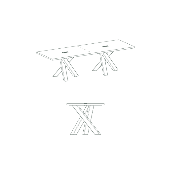 campfire conference table drawings