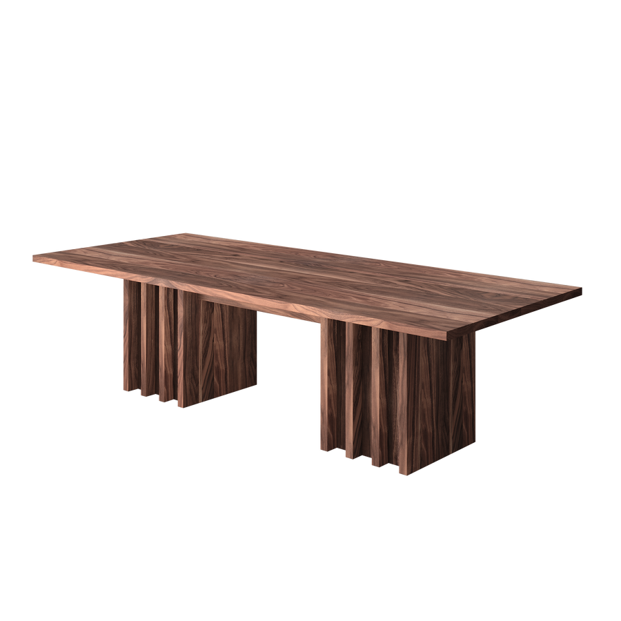 会议桌是胡桃木的