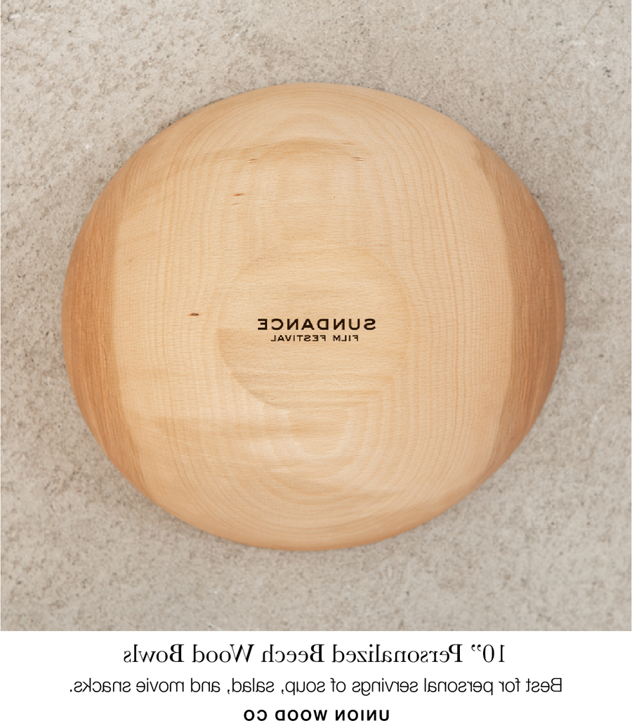 10 inch custom wood bowl