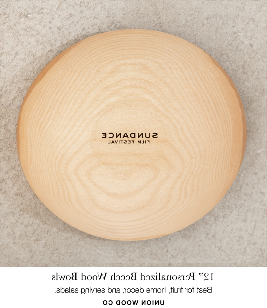 12 inch custom wood bowl