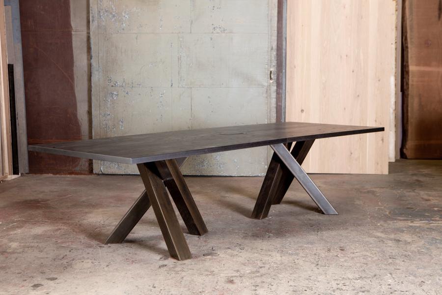 conference table with power in middle