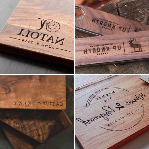 custom wood gift engraving